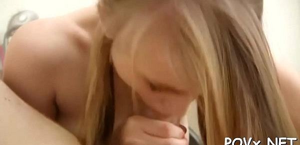  Taut and filthy holes of horny girlie get filled with jizz